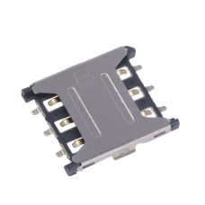 Держатель для nano-SIM-card, 6контактов (SIM-076-6P-H1.35-R) KLS Держатель для nano-SIM-card, 6контактов (SIM-076-6P-H1.35-R) KLS