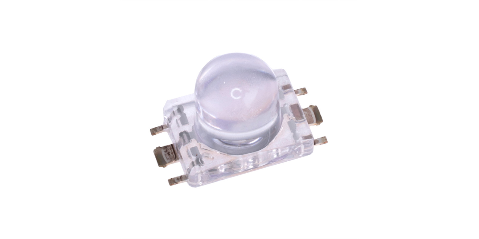Светодиод 0,4Вт желтый(590нм), EP2012-150A1-Paralight (SMD, Dлинзи=10мм)