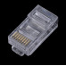 Вилка 8P8C (KLS12-RJ45-8P8C-01) вилка 8p8c (kls12-rj45-8p8c-01) rcscom 61472 2