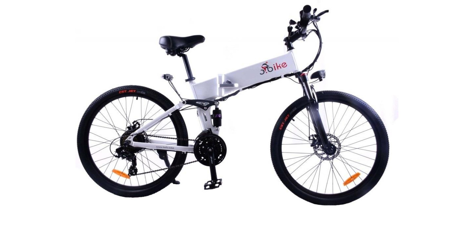Електровелосипед E-1911NS 350W, 48V, білий