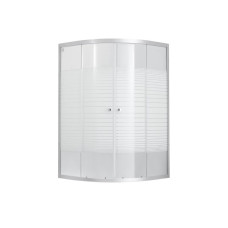 Душова кабіна Lidz Wieza SC80x80.SAT.HIGH.L, скло Linie 4 мм без піддону (Код: SD00047624)