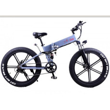 Фэтбайк складной 500W, 48V литые колеса