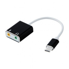 Внешняя звуковая карта USB Type-C для ноутбука