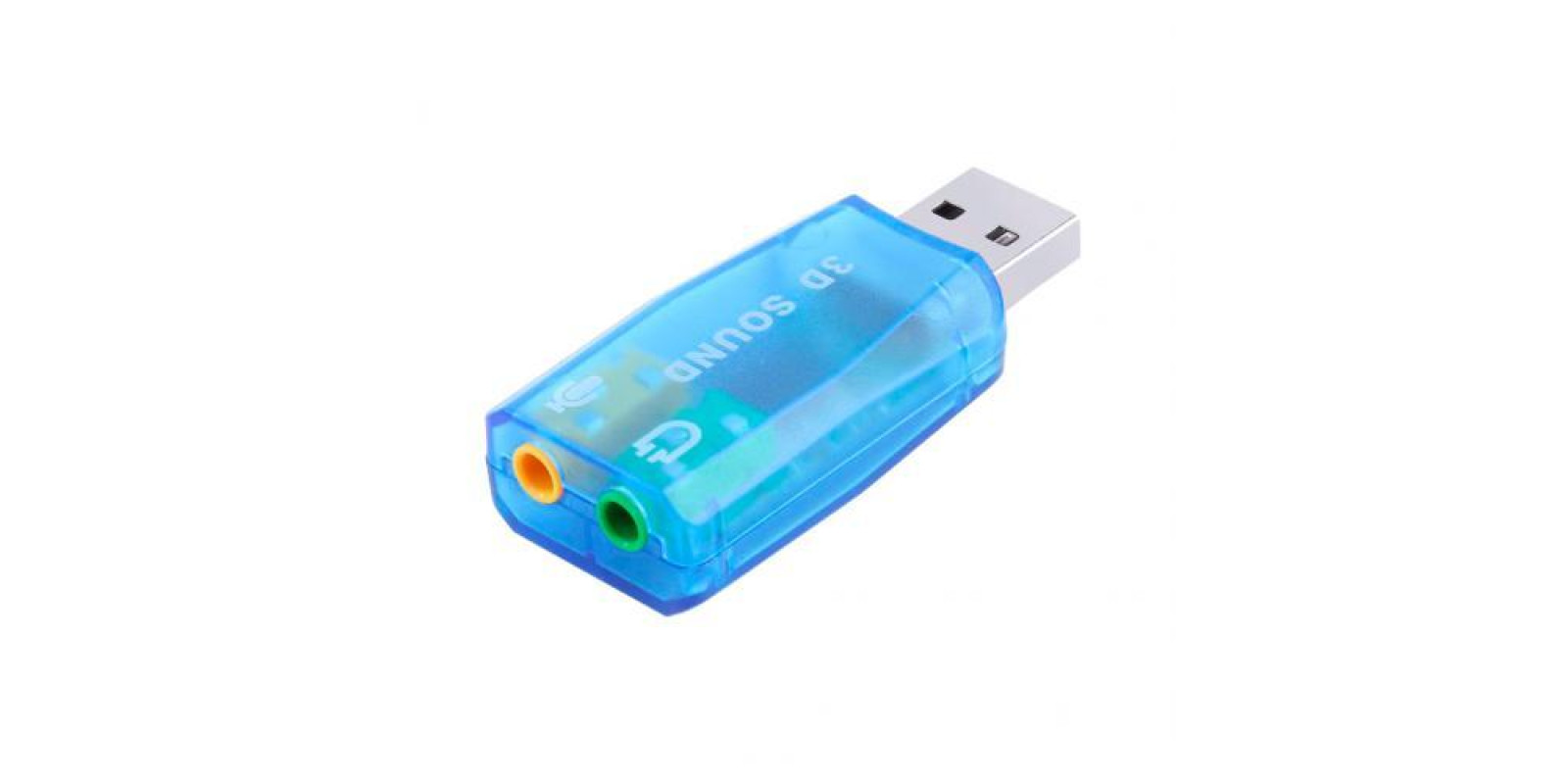 USB звукова мапа 3D Sound 5.1 - зовнішня звукова мапа для ПК