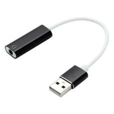 2 в 1 USB AUX зовнішня звукова карта jack 3.5 combo (комбінований) роз'єм з мікрофоном