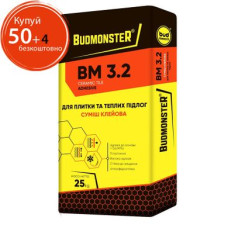 Клей для плитки и теплых полов BudmonsteR BM 3.2, 25 кг