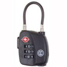 Навісний кодовий замок із системою TSA Carlton Travel Accessories 05992796XBLK;01 Black