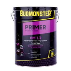 Праймер бітумно-каучуковий BudMonster, 18 л Праймер бітумно-каучуковий BudMonster, 18 л