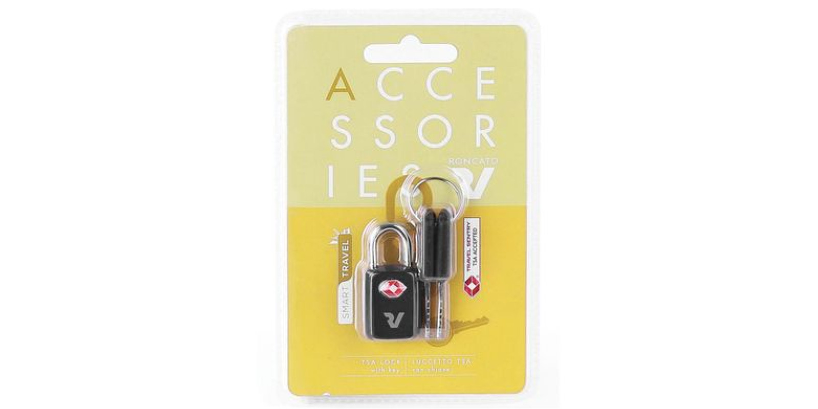 Навісний замок на ключах із системою TSA Roncato Accessories 419090 Black