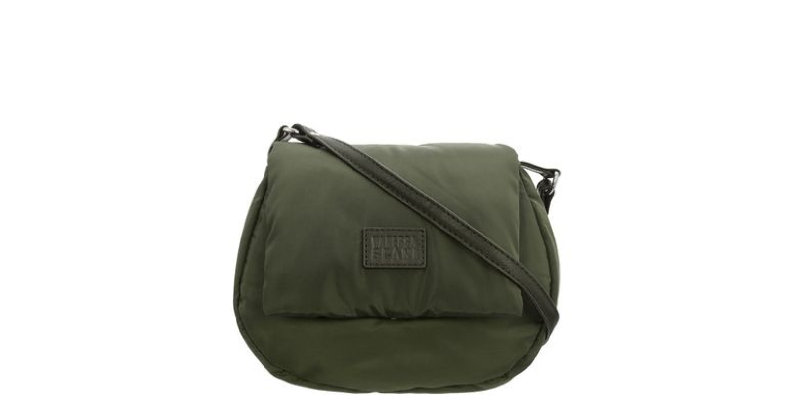 Дутая текстильная сумка с натуральной кожей Vanessa Scani V015-102 Khaki