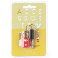 Навісний замок на ключах із системою TSA Roncato Accessories 419090 Red