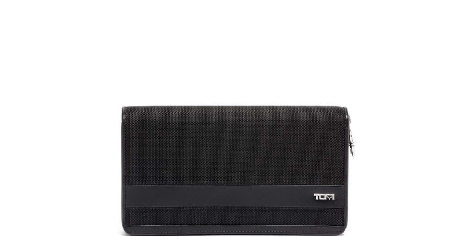 Портмоне из натуральной кожи и текстиля Tumi Alpha Zip-Around Travel Wallet 01192277D2 Black