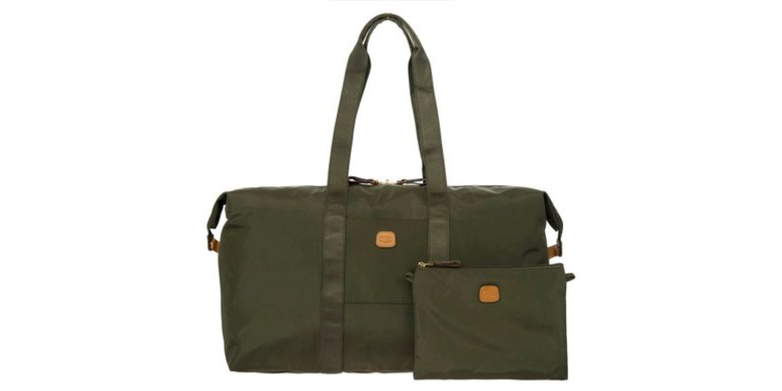 Дорожня сумка-трансформер із нейлону без коліс Bric's X-Bag BXG40202.078 Olive (мала)