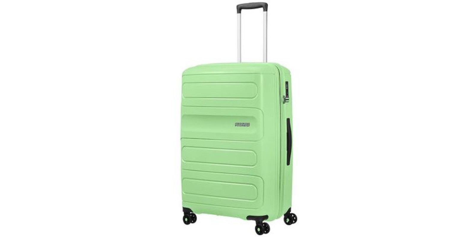 Чемодан American Tourister Sunside из полипропилена на 4-х колесах 51g*003 Neo Mint (большой)