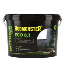 Фарба інтер'єрна акрилова Budmonster 8.1 INTERIOR ACRYL ECO, 14 кг