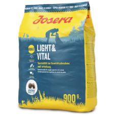 Сухий дієтичний корм для дорослих собак Josera Light & Vital 900 г (домашній птах)