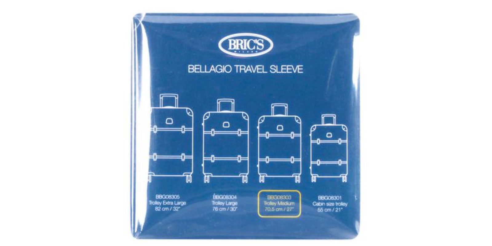 Чохол для середньої валізи Bric's BAC20936.999 (BAC00936) прозорий