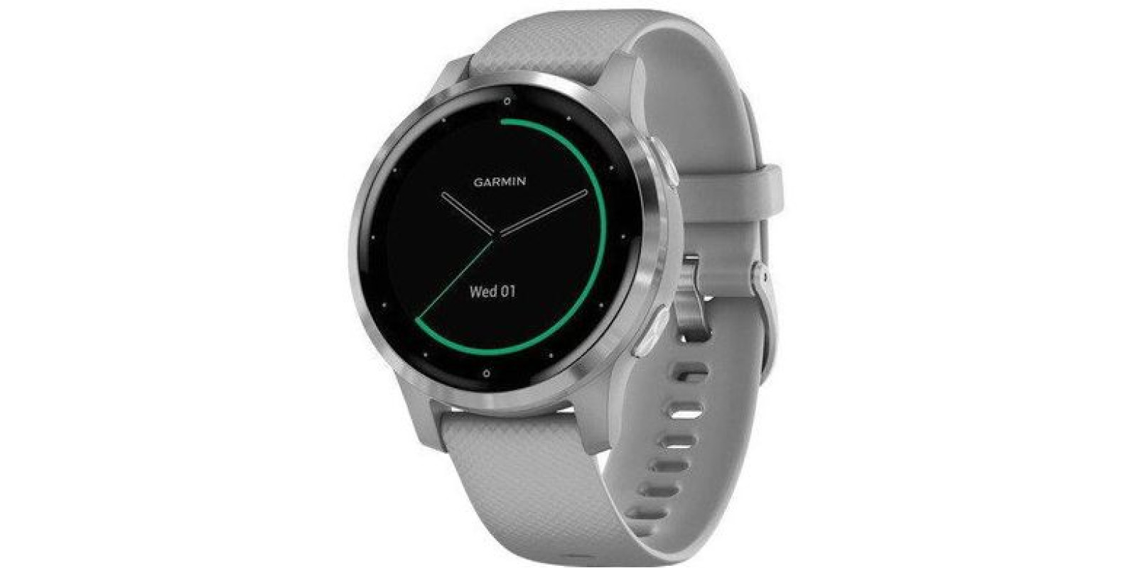 Garmin vivoactive 4S Powder Gray/Silver (010-02172-03/010-02172-01)