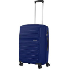 Валіза American Tourister Sunside з поліпропілену на 4-х колесах 51g*002 Dark Navy (середній)