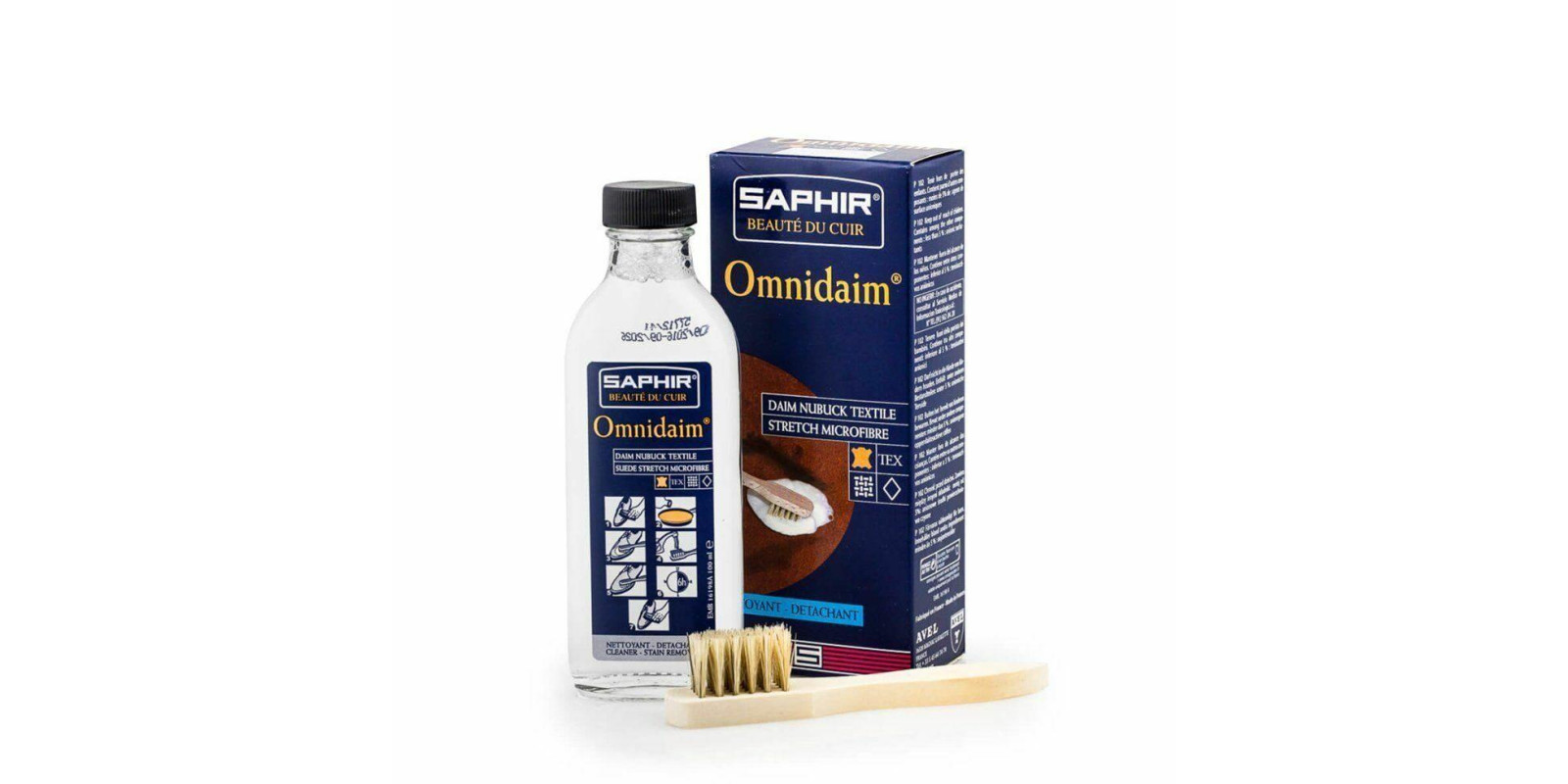 Очиститель для замши, нубука САПФИР Omni Daim стек.фл.100 мл