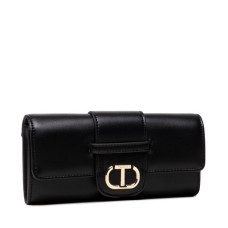 Великий жіночий гаманець TWINSET Portafoglio 212TD8062 Nero 00006