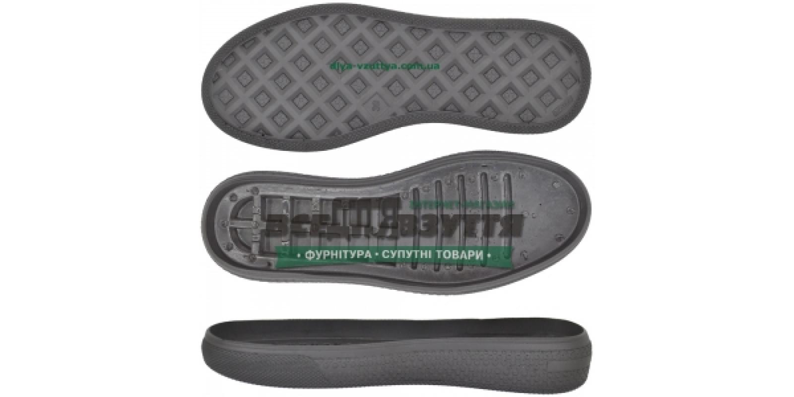 3334 PU р. 36-40 цв. ЧЕРНЫЙ / Подошва женская 3334 PU р. 36-40 цв. ЧЕРНЫЙ / Подошва женская