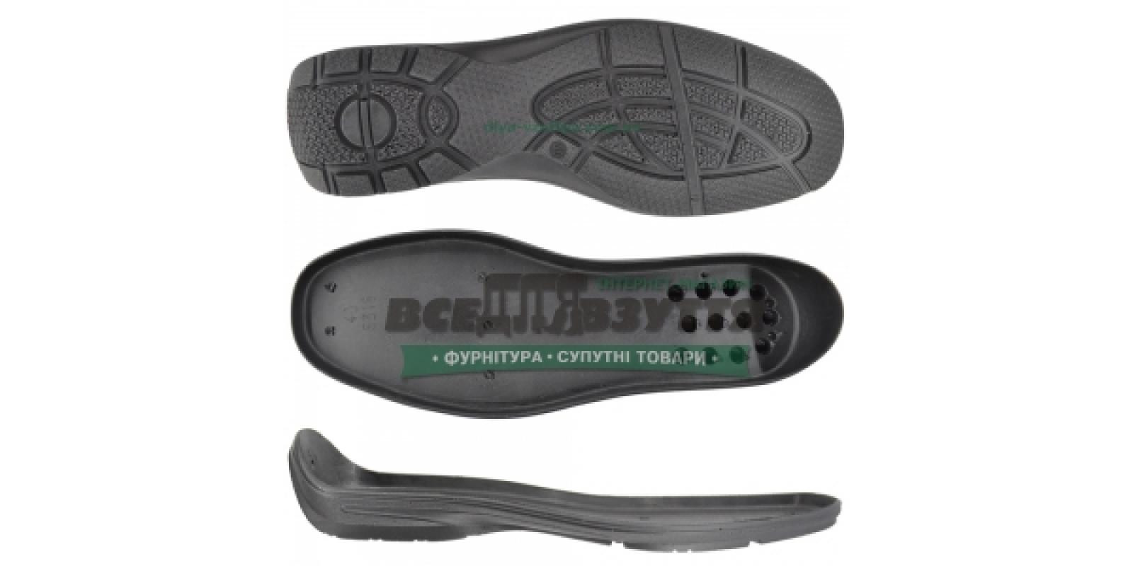 5318 PU черн р.40-45 Подошва мужская