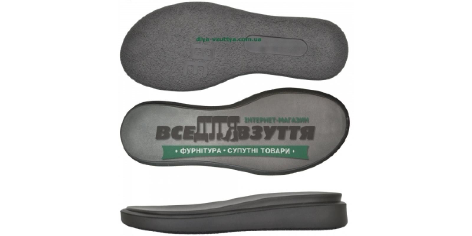 7927 PU нар. 36-40 + устілка кол. Чорний Жіноча підошва