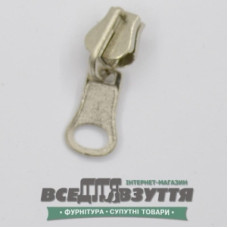 Замок-бегунок на ТРАКТОР 5 (27002) двусторонний. Хром