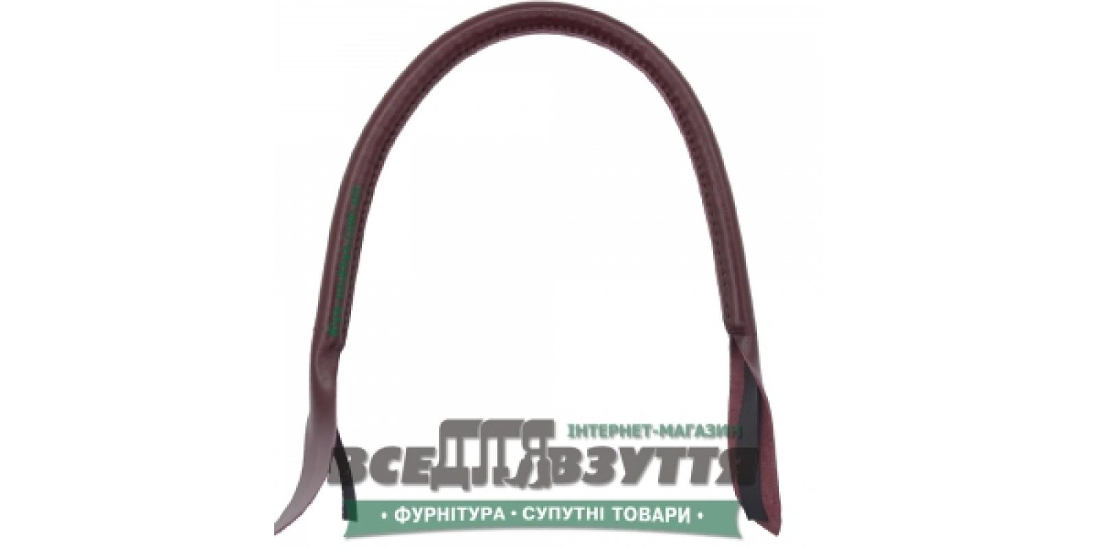 Ручки кожаные на сумку (59см) цв. Бордовый