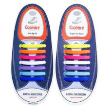 Силиконовые шнурки Coolnice 7+7 One Size цв. Разноцветный Силиконовые шнурки Coolnice 7+7 One Size цв. Разноцветный