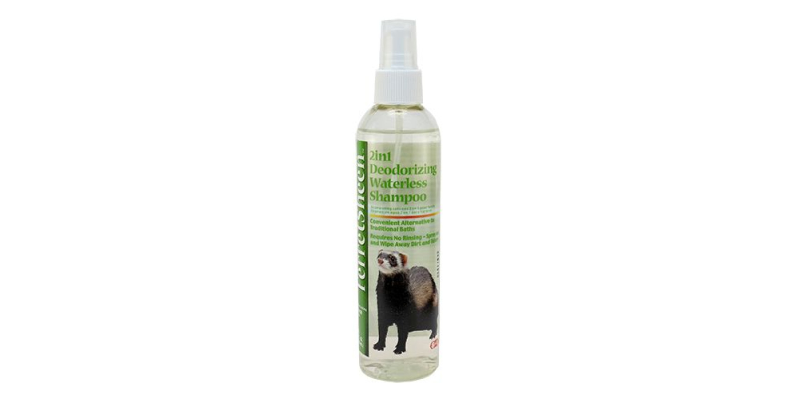 8in1 FerretSheen 2in1 Deodorizing WATERLESS SHAMPOO Дезодоруючий шампунь для тхорів 2в1