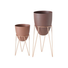 Boltze Набір квіткових горщиків зі стелажем (2-pack)