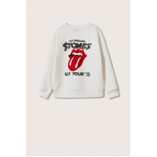 Дитяча бавовняна кофта Mango Kids Stones