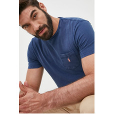 Футболка з домішкою льону Polo Ralph Lauren Футболка з домішкою льону Polo Ralph Lauren