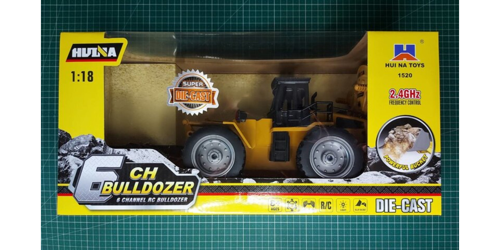 Автопогрузчик Хаина HUINA HL1520. Радиоуправляемая модель в масштабе 1/18