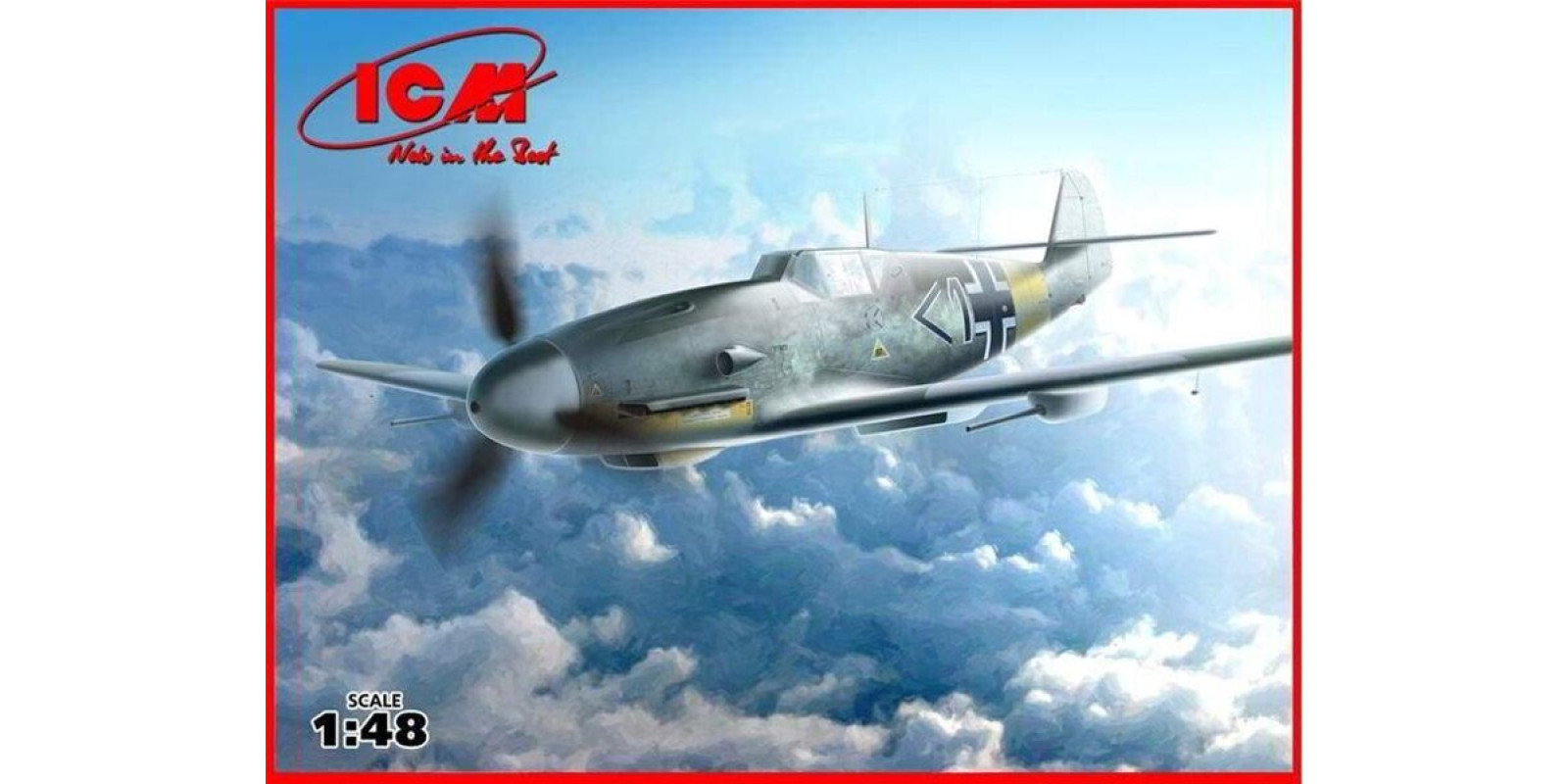 BF109F-4/R6 германский самолет разведчик. Сборная модель в масшатбе 1/48. ICM 48107