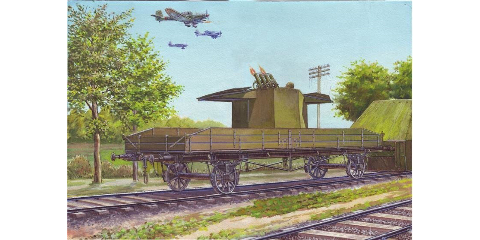 Бронемайданчик SAM-AT. Збірна модель у масштабі 1/72. UMT 617