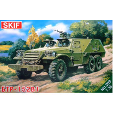 БТР-152В1 Радянський бронетранспортер. Збірна модель у масштабі 1/35. SKIF MK209