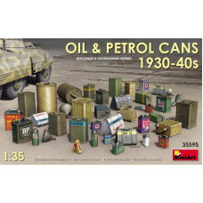 Канистры для Масла и Горючего 1930-40г.. в масштабе 1/35. MINIART 35595