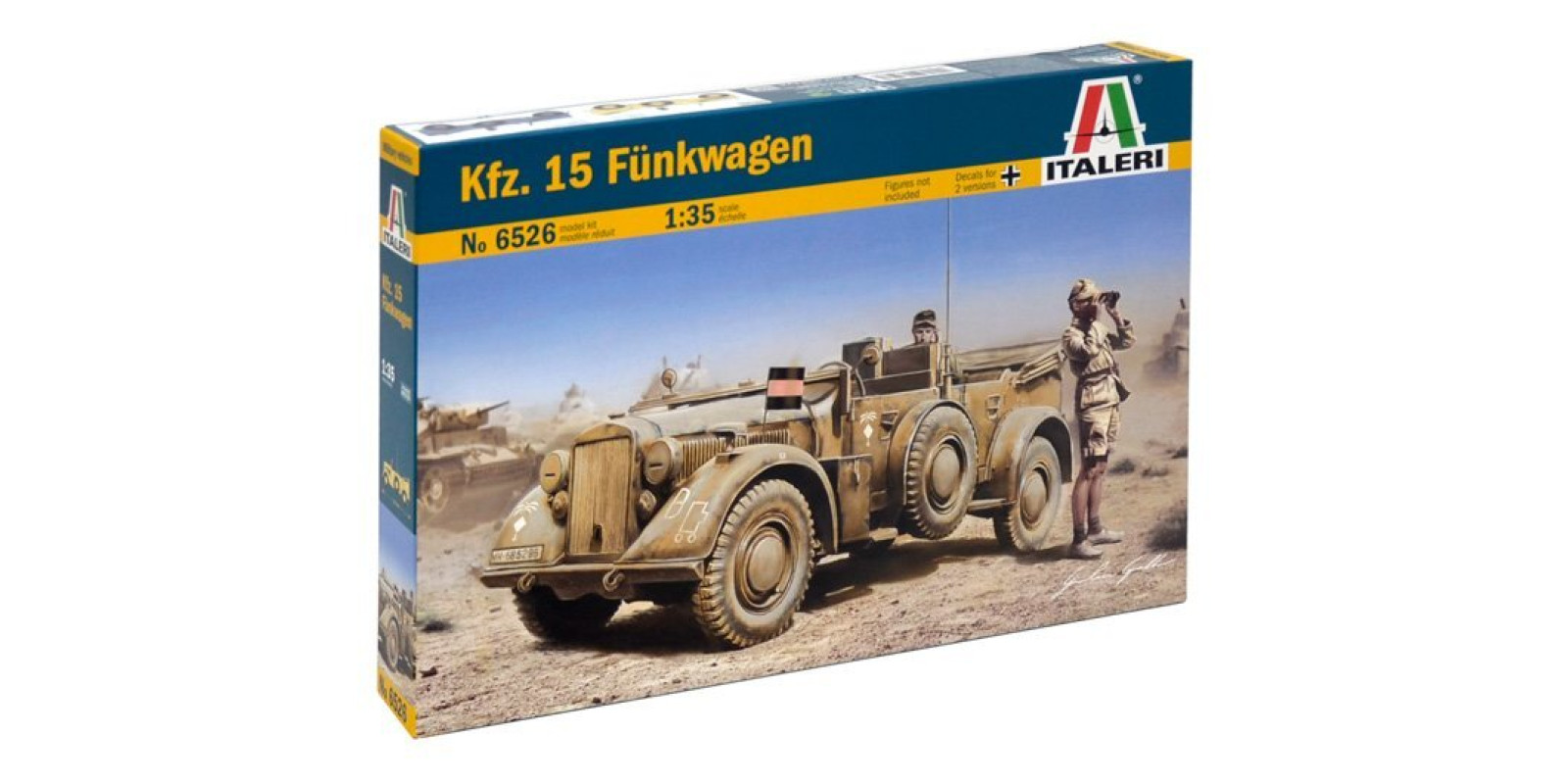 KFZ.15 FUNKWAGEN. Модель-копія військового автомобіля у масштабі 1/35. ITALERI 6526