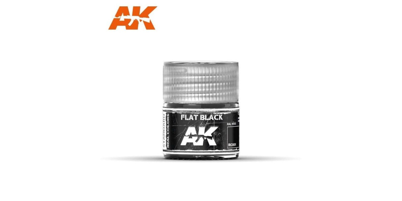 Лак матовий чорний RAL9005 10мол. AK-INTERACTIVE RC-001