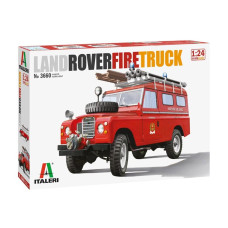 Land Rover Fire Truck. Збірна модель пожежного автомобіля у масштабі 1/24. ITALERI 3660