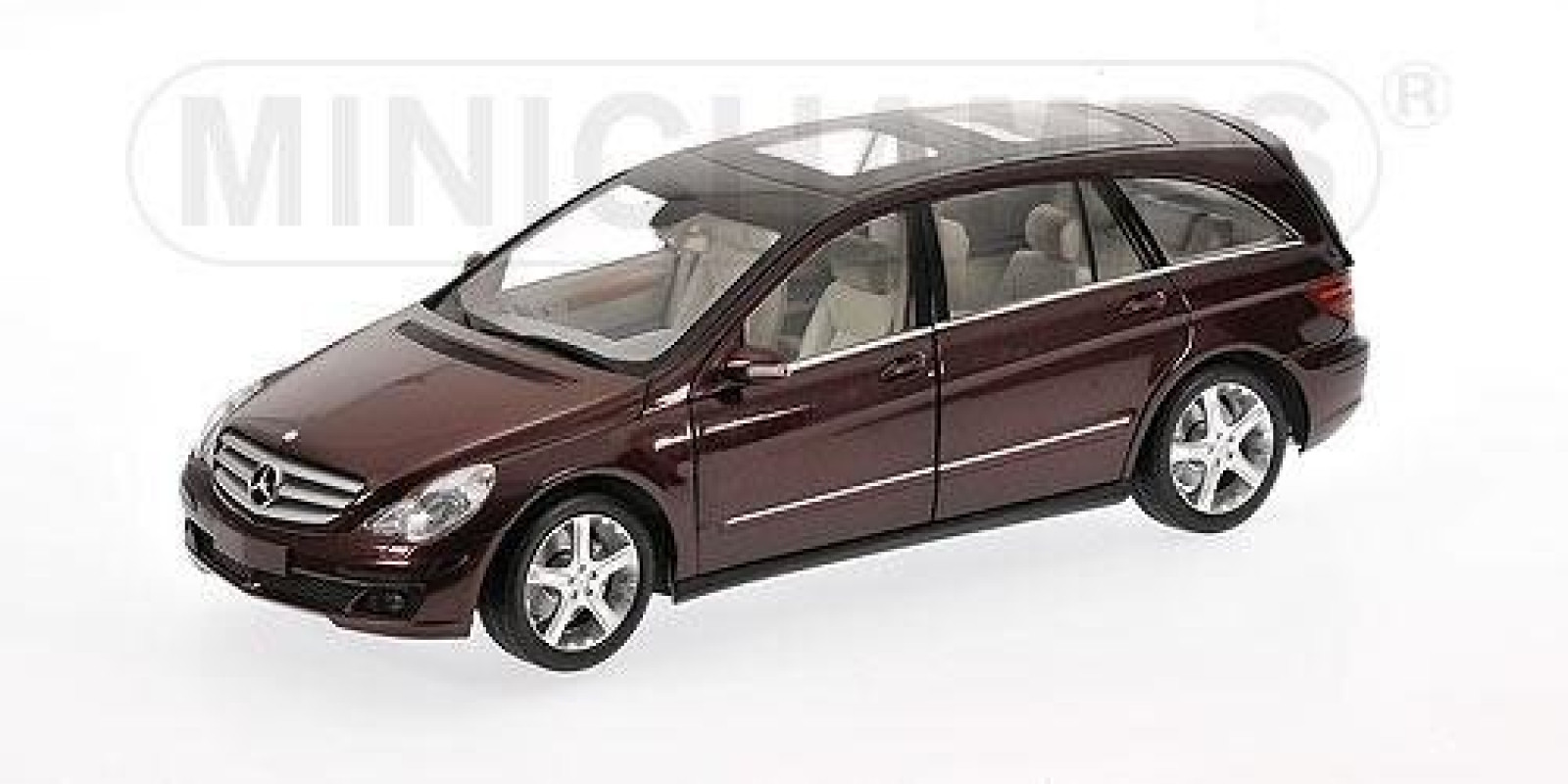 Mercedes-Benz R-Class (LHD) (W251) – 2006 – red metallic. Модель-копія у масштабі 1/18. MINICHAMPS 4012138081246