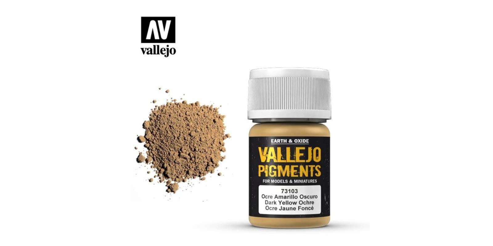 Пігмент для моделювання Темно-жовта охра 35 мл. VALLEJO 73103 Пігмент для моделювання Темно-жовта охра 35 мл. VALLEJO 73103