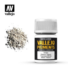 Титановий білий пігмент для моделювання 35 мл. VALLEJO 73101 Титановий білий пігмент для моделювання 35 мл. VALLEJO 73101