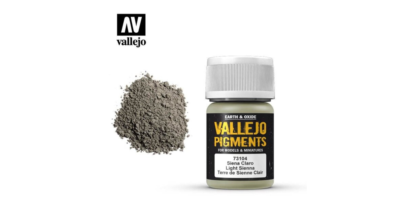 Пигмент сиена чистая 35 мл. VALLEJO 73104
