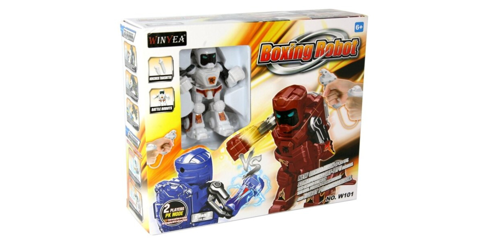 Робот на і/до управління Winyea W101 Boxing Robot (червоний)