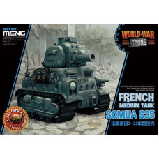 Somua S35 - французький середній танк (World War Toons series). MENG MODEL WWT-009