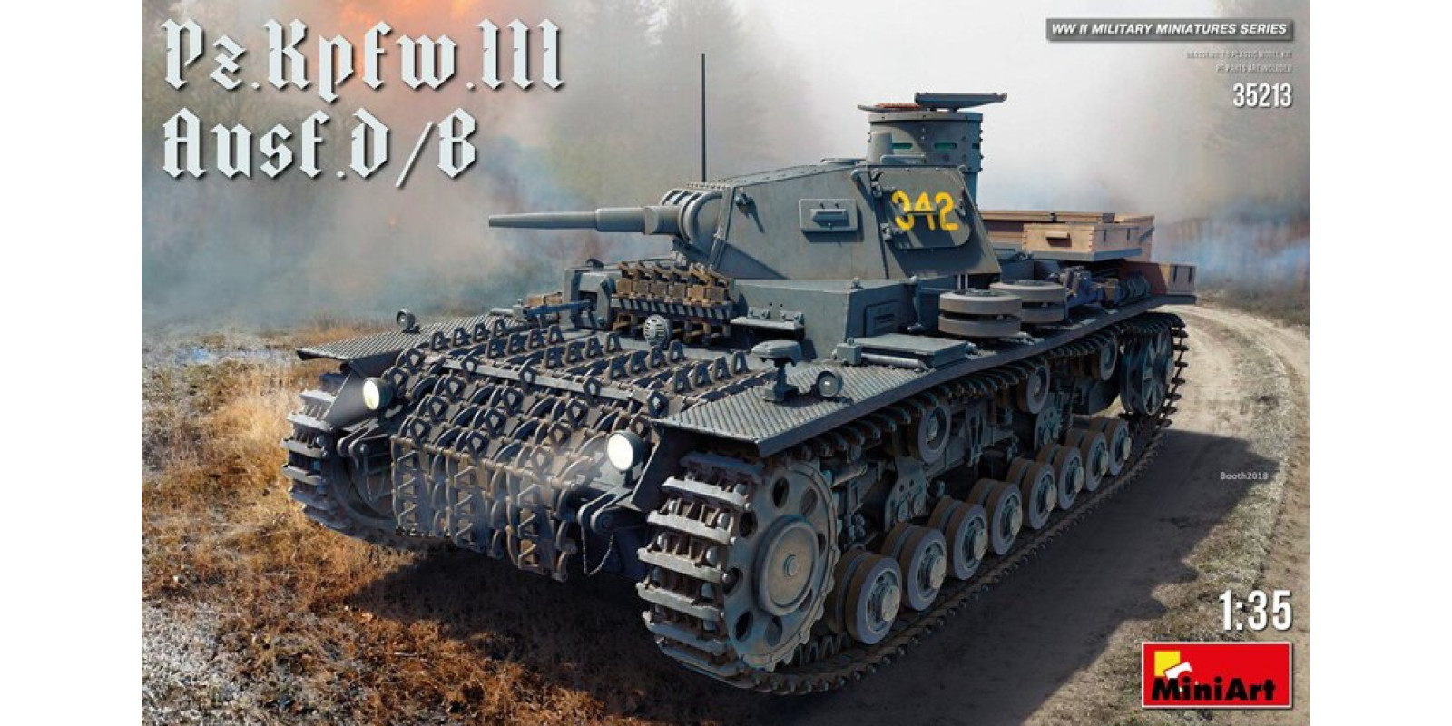 Середній танк Pz. Kpfw. ІІІ Ausf. D/B. 1/35 MINIART 35213